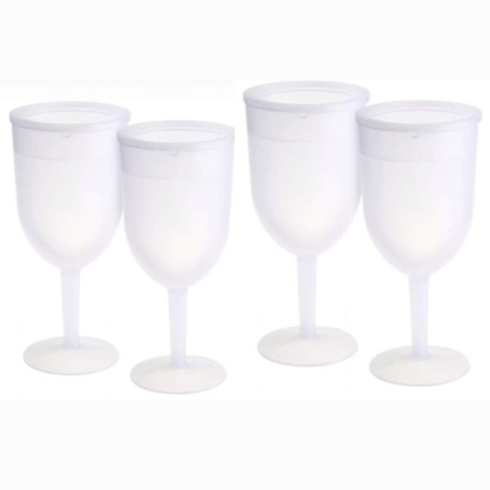 4 Kitchen Worthy Freezer Goblets